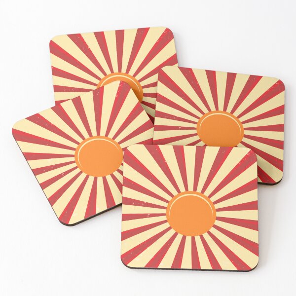 Item preview, Radiant orange sunburst pattern designed and sold by anytka.