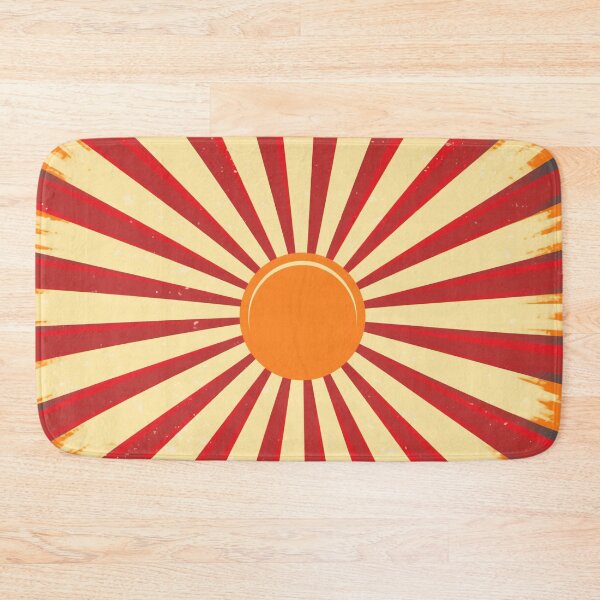 Item preview, Radiant orange sunburst pattern designed and sold by anytka.