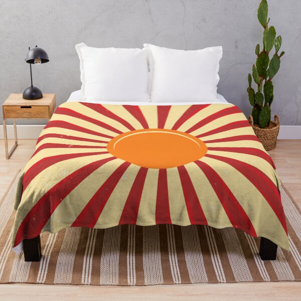 Item preview, Radiant orange sunburst pattern designed and sold by anytka.