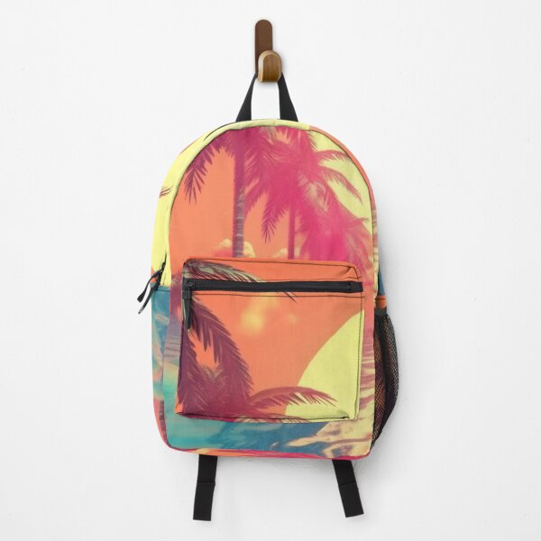 Item preview, Palm trees by sunset water designed and sold by anytka.