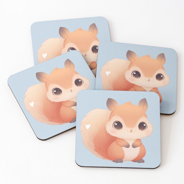 Item preview, Niko the Squirrel — Cute Companions designed and sold by Cute-Companions.