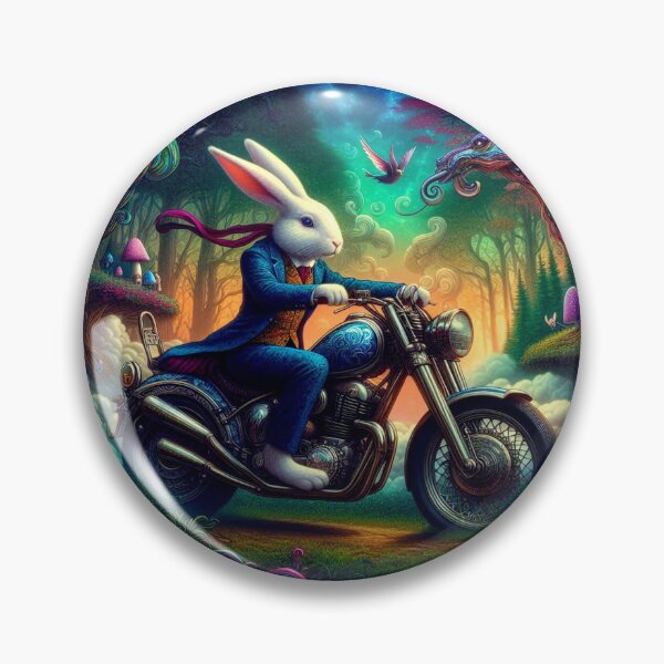 Item preview, "Mystic Rabbit Ride Through the Enchanted Forest" designed and sold by Dogandesighn.