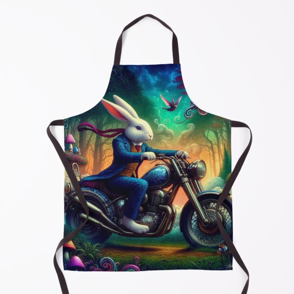 Item preview, "Mystic Rabbit Ride Through the Enchanted Forest" designed and sold by Dogandesighn.