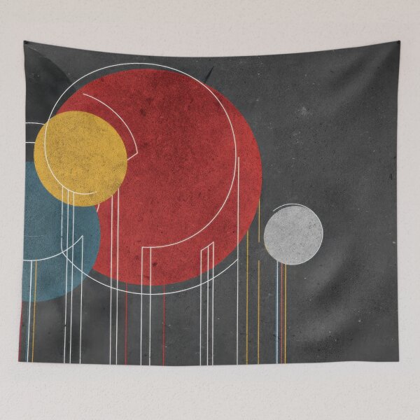 Item preview, Bright shapes on dark bg designed and sold by anytka.