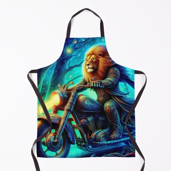 Item preview, "Mystic Lion Rider in Enchanted Forest" designed and sold by Dogandesighn.