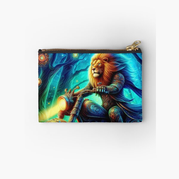 Item preview, "Mystic Lion Rider in Enchanted Forest" designed and sold by Dogandesighn.