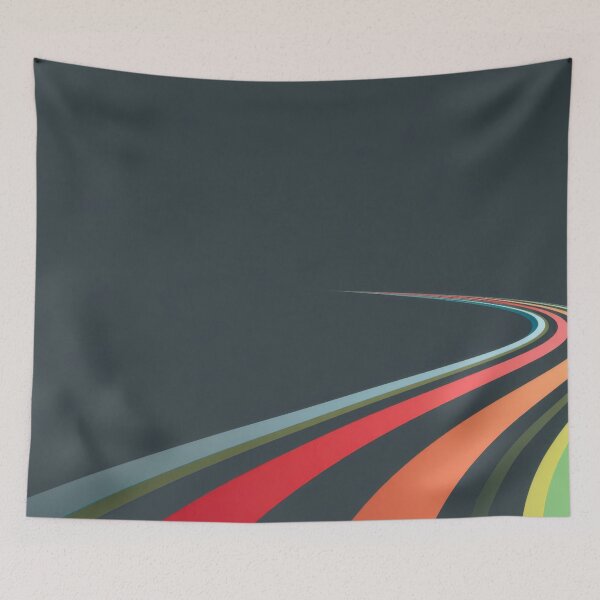 Item preview, Winding design of colorful lines designed and sold by anytka.