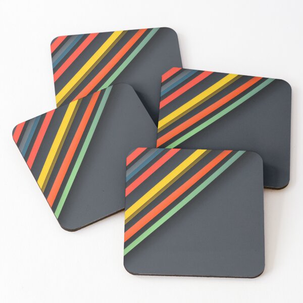 Item preview, Colorful lines on dark background designed and sold by anytka.