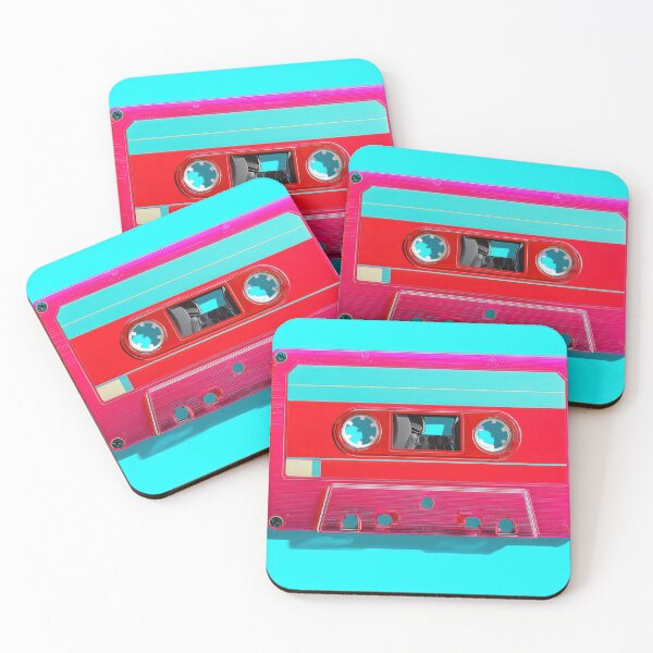 Item preview, Bright cassette on colorful bg designed and sold by anytka.