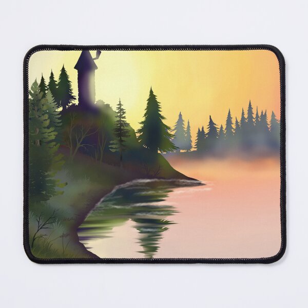 Item preview, Wizard's Tower Over the Forest Lake designed and sold by JurassicParkans.