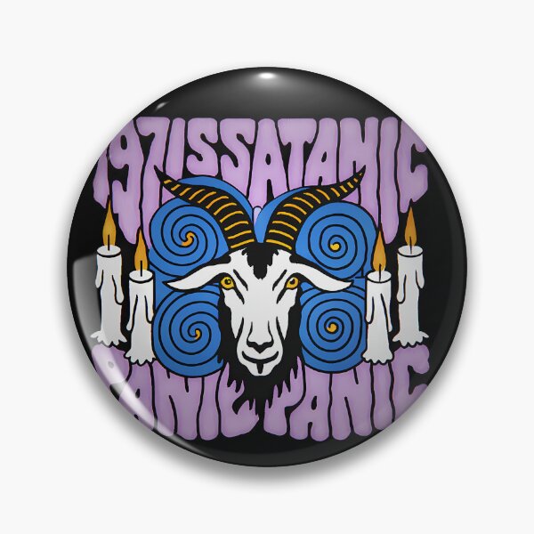 Item preview, COFFINS 1970s Satanic Panic Goat designed and sold by CoffinsArt.