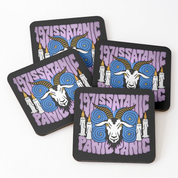 Item preview, COFFINS 1970s Satanic Panic Goat designed and sold by CoffinsArt.