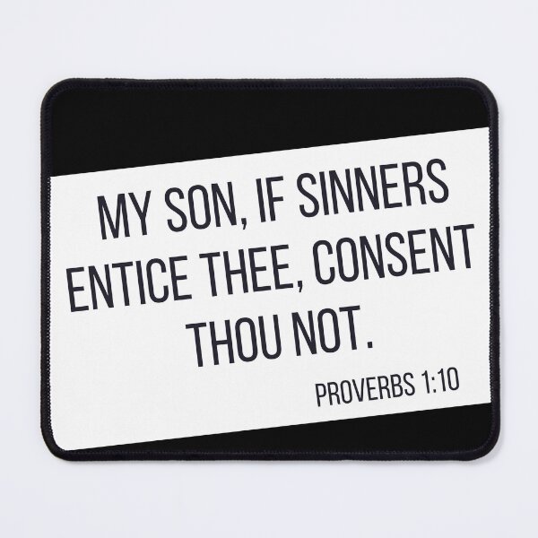 Item preview, Proverbs 1:10 designed and sold by Undonemadenew.