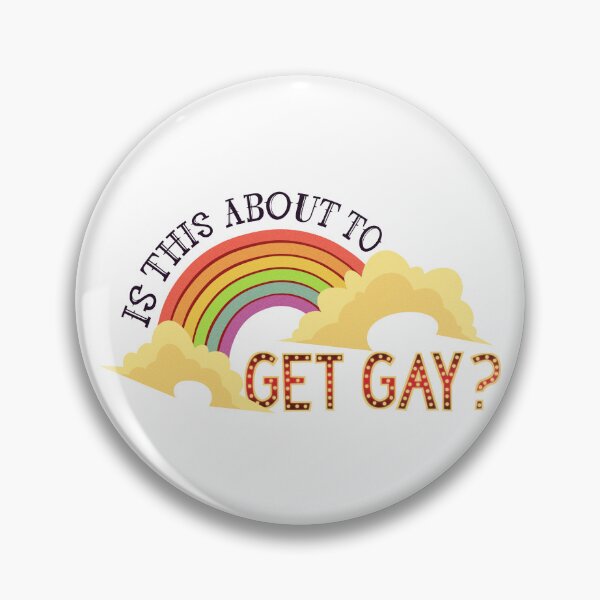 Item preview, Is This About to Get Gay? LGBTIA+ Design (Black) designed and sold by HazbinHotelVRC.