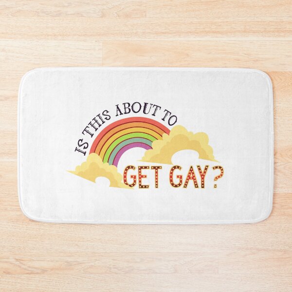 Item preview, Is This About to Get Gay? LGBTIA+ Design (Black) designed and sold by HazbinHotelVRC.