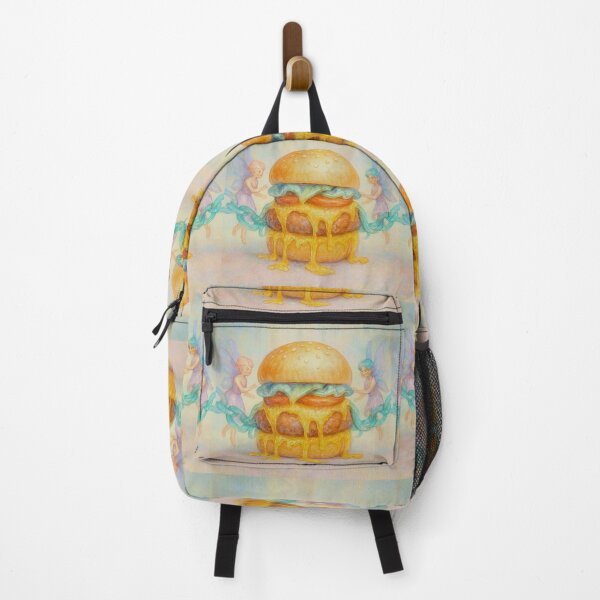 Item preview, Watercolor fantasy on a hamburger designed and sold by Ecosetereos.