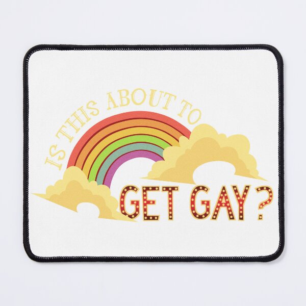 Item preview, Is This About to Get Gay? LGBTIA+ Design (White) designed and sold by HazbinHotelVRC.