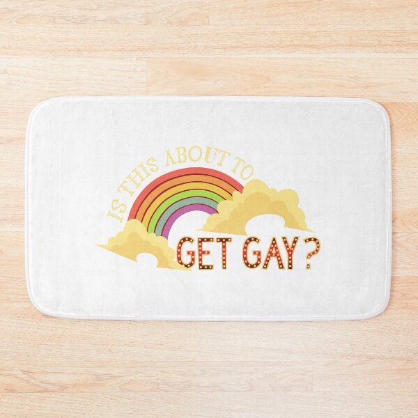 Item preview, Is This About to Get Gay? LGBTIA+ Design (White) designed and sold by HazbinHotelVRC.