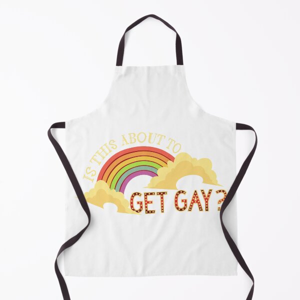 Item preview, Is This About to Get Gay? LGBTIA+ Design (White) designed and sold by HazbinHotelVRC.