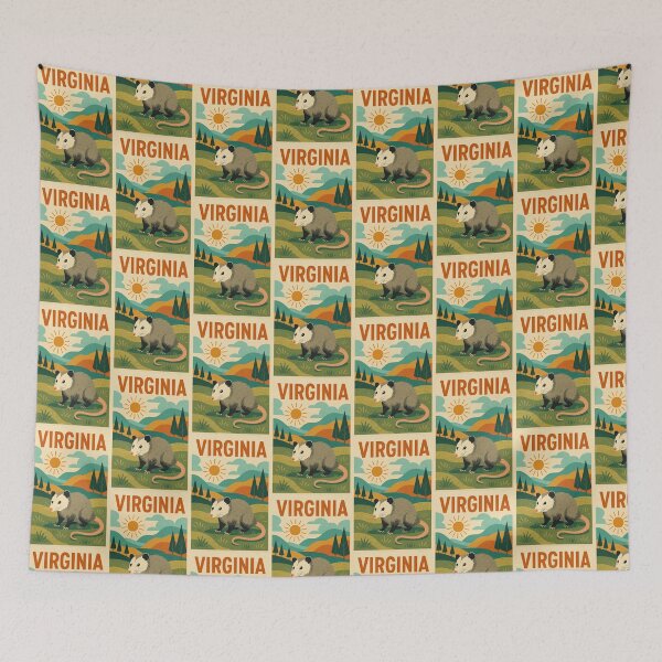 Item preview, Virginia designed and sold by Broken Antler Designs .