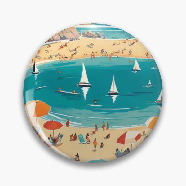 Item preview, Póster vintage de la Riviera Francesa | Arte retro de viajes a la playa designed and sold by Esterlane.