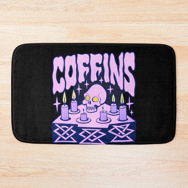 Item preview, COFFINS Neon Skull Altar Occult designed and sold by CoffinsArt.