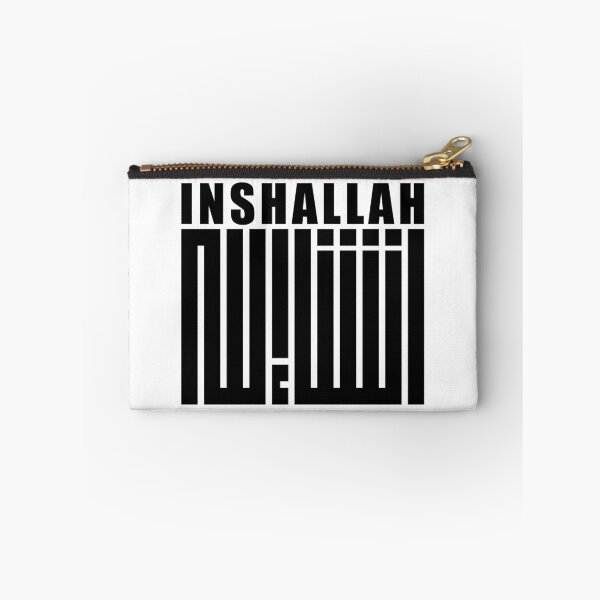 Item preview, InshAllah, Black Arabic Calligraphy designed and sold by ArtimShop.