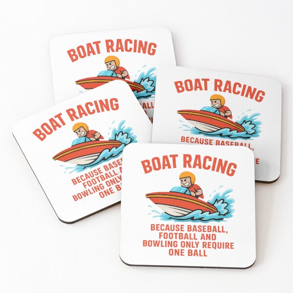 Item preview, Boat Racing Funny Football designed and sold by ChristinasMess.