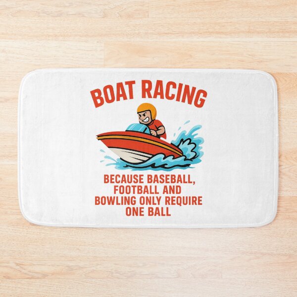 Item preview, Boat Racing Funny Football designed and sold by ChristinasMess.