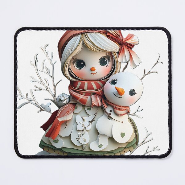 Item preview, Snowgirl of Paper Dreams designed and sold by Kat's Design Hub.