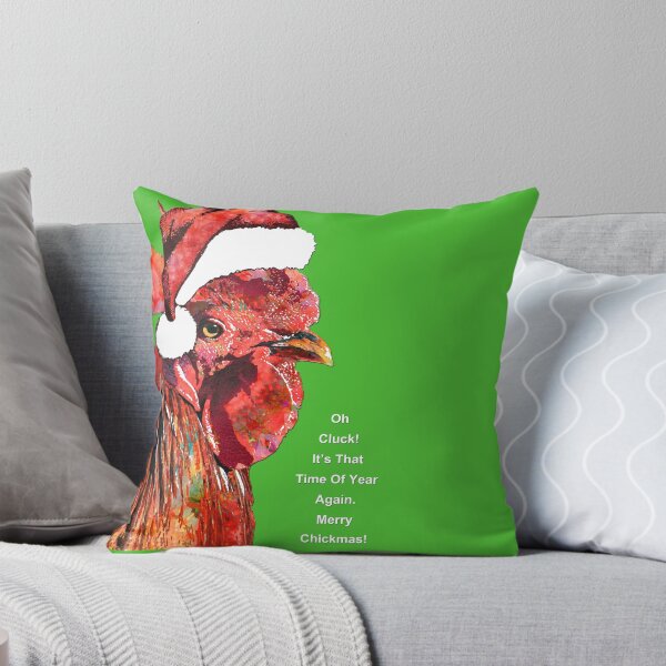 Item preview, Merry Chickmas Holiday Art designed and sold by Sharon Cummings Art.