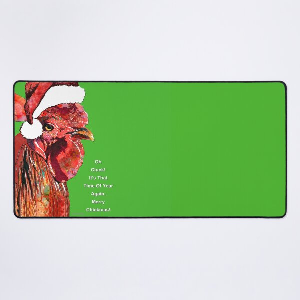 Item preview, Merry Chickmas Holiday Art designed and sold by Sharon Cummings Art.