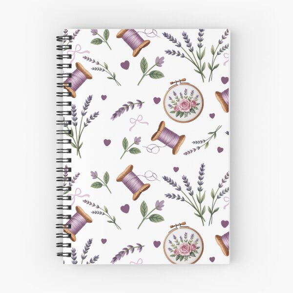 Item preview, Purple Sewing Floral Embroider Hobby designed and sold by Sasikharn.