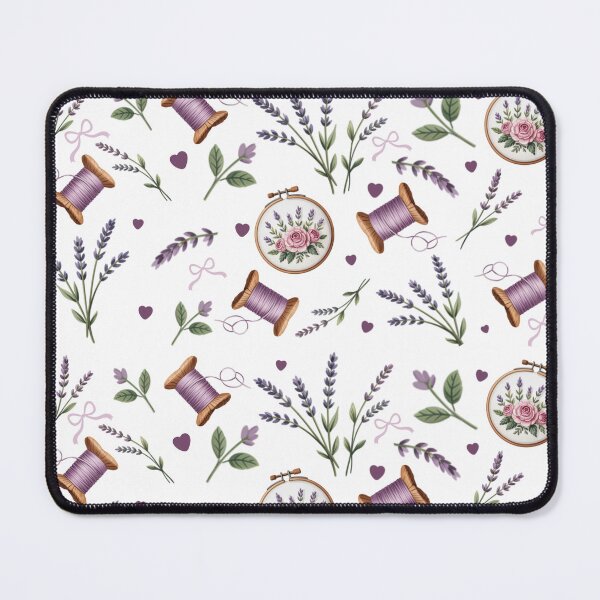 Item preview, Purple Sewing Floral Embroider Hobby designed and sold by Sasikharn.
