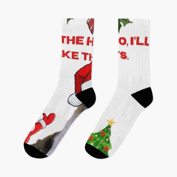 Artikelvorschau, Ho Ho Ho, behalt das Ho Ho Ho, ich nehme die Geschenke – Lustige Weihnachtskatze entworfen und verkauft von BulletKitty82.