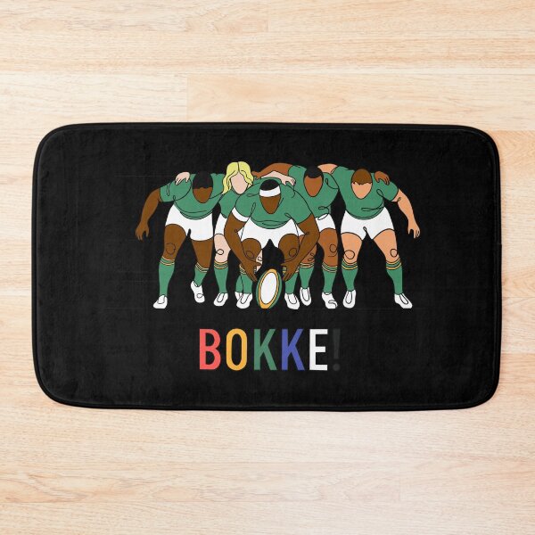 Item preview, BOKKE South African Springbok Rugby Team Scrum designed and sold by SpiritedArtwork.