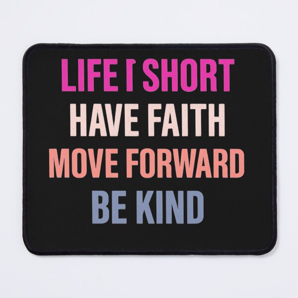Item preview, Life Is Short – Inspirational Multicolor Motivational Design designed and sold by johnExpress02.