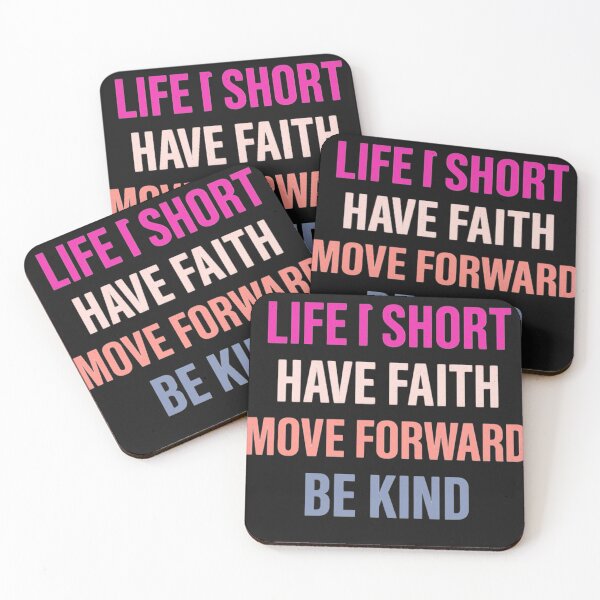 Item preview, Life Is Short – Inspirational Multicolor Motivational Design designed and sold by johnExpress02.