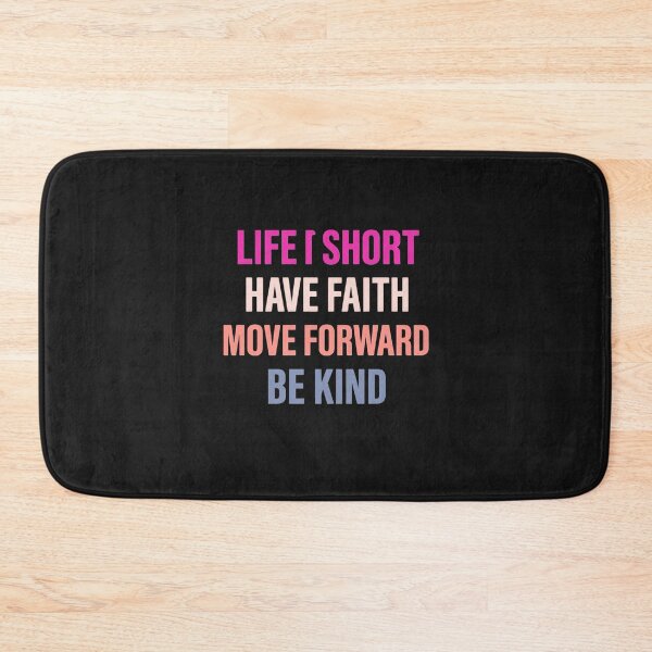 Item preview, Life Is Short – Inspirational Multicolor Motivational Design designed and sold by johnExpress02.