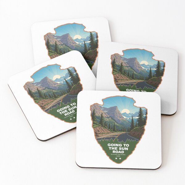 Item preview, Going To The Sun Road Glacier National Park Arrowhead designed and sold by Esskay Designs.