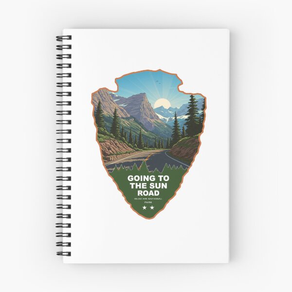 Item preview, Going To The Sun Road Glacier National Park Arrowhead designed and sold by Esskay Designs.