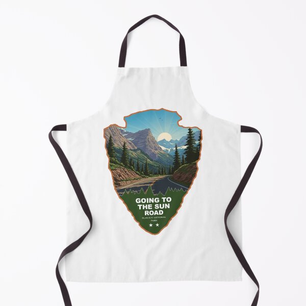 Item preview, Going To The Sun Road Glacier National Park Arrowhead designed and sold by Esskay Designs.