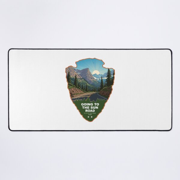 Item preview, Going To The Sun Road Glacier National Park Arrowhead designed and sold by Esskay Designs.