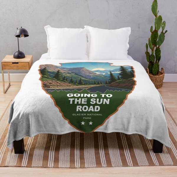 Item preview, Going To The Sun Road Glacier National Park Arrowhead designed and sold by Esskay Designs.