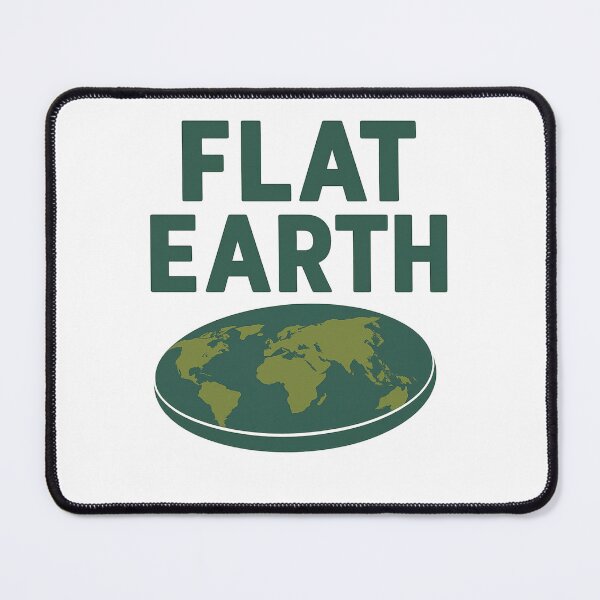 Item preview, Earth Is Flat – Retro Conspiracy Theory Minimalist Design designed and sold by allisAlie.