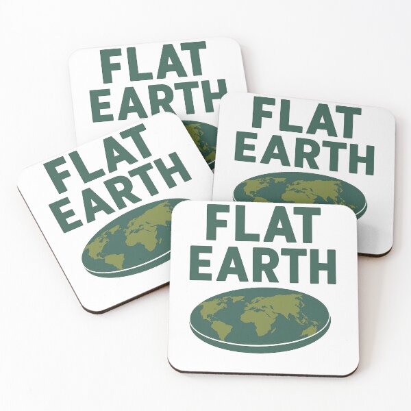 Item preview, Earth Is Flat – Retro Conspiracy Theory Minimalist Design designed and sold by allisAlie.