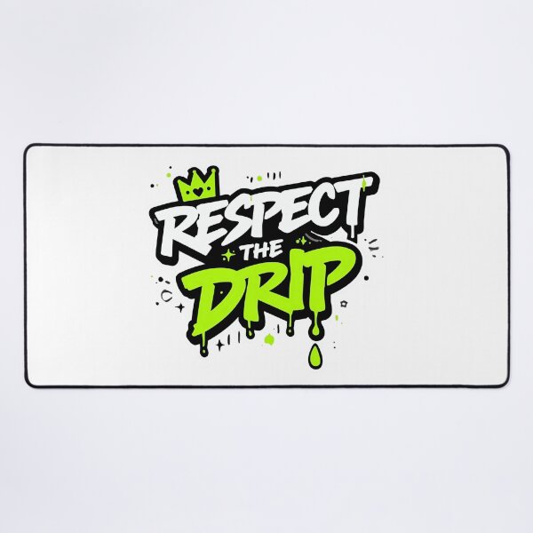 Item preview, Respect the Drip T‑Shirt | Streetwear Dripping Text Graphic | Bold Urban Typography Tee designed and sold by GAIDREDA.