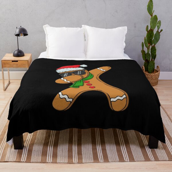 Item preview, Funny Dabbing Gingerbread Man Christmas Design | Cool Cookie with Santa Hat & Sunglasses | Festive Holiday Meme for Kids, Teens & Adults designed and sold by BrainBubbleArt.