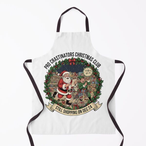 Item preview, Procrastinators Christmas Club Last-Minute Shoppers designed and sold by Silent Watch Threads..