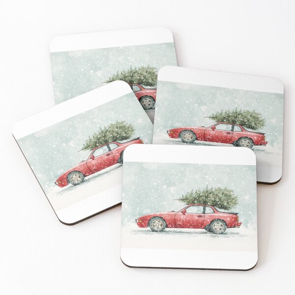 Item preview, Porsche 944 Winter Wonderland Christmas designed and sold by blackdogshop.